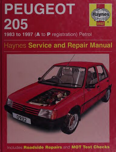 خرید و دانلود نسخه کامل کتاب Haynes Peugeot 205 1983 to 1997 Service and Repair Manual_68fb3695bfade.jpeg خرید و دانلود نسخه کامل کتاب Haynes Peugeot 205 1983 to 1997 Service and Repair Manual
