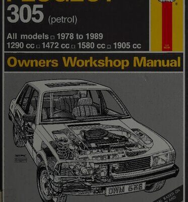 خرید و دانلود نسخه کامل کتاب Haynes Peugeot 305 1978 to 1989 Owners Workshop Manual