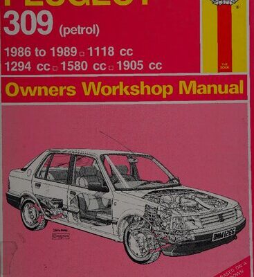 خرید و دانلود نسخه کامل کتاب Haynes Peugeot 309 1986 to 1989 Owners Workshop Manual