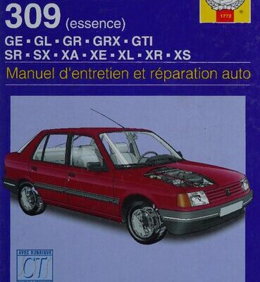 خرید و دانلود نسخه کامل کتاب Haynes Peugeot 309 Essence (85-96) Manuel d’entretien et Reparation Auto