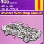 خرید و دانلود نسخه کامل کتاب Haynes Peugeot 405 1988 to 1990 Owners Workshop Manual