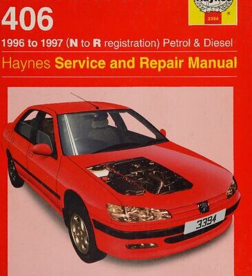 خرید و دانلود نسخه کامل کتاب Haynes Peugeot 406 1996 to 1997 Service and Repair Manual