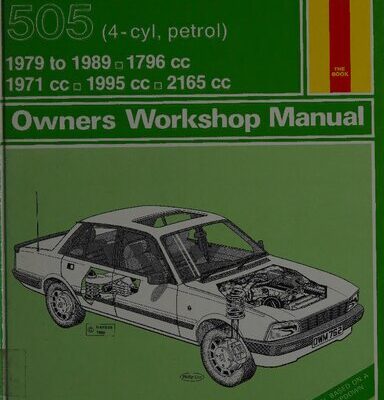 خرید و دانلود نسخه کامل کتاب Haynes Peugeot 505 1979 to 1989 Owners Workshop Manual