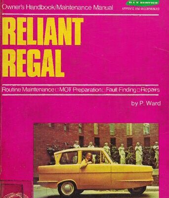 خرید و دانلود نسخه کامل کتاب Haynes Reliant Regal Owners Handbook