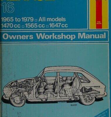 خرید و دانلود نسخه کامل کتاب Haynes Renault 16 Owners Workshop Manual 2nd Edition