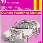 خرید و دانلود نسخه کامل کتاب Haynes Renault 19 Owners Workshop Manual