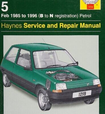 خرید و دانلود نسخه کامل کتاب Haynes Renault 5 1985 to 1996 Service and repair Manual