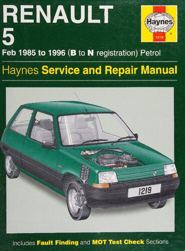 خرید و دانلود نسخه کامل کتاب Haynes Renault 5 1985 to 1996 Service and repair Manual_68fb3b38b7945.jpeg خرید و دانلود نسخه کامل کتاب Haynes Renault 5 1985 to 1996 Service and repair Manual