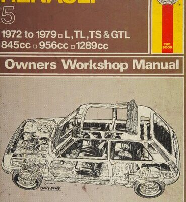 خرید و دانلود نسخه کامل کتاب Haynes Renault 5 Owners Workshop Manual