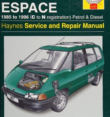خرید و دانلود نسخه کامل کتاب Haynes Renault Espace 1985 to 1996 Service and Repair Manual