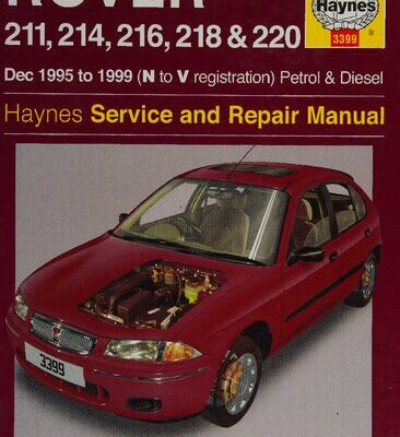 خرید و دانلود نسخه کامل کتاب Haynes Rover 200 Series Service and Repair Manual