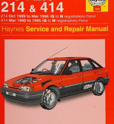 خرید و دانلود نسخه کامل کتاب Haynes Rover 214 & 414 1989 to 1995 Service and Repair Manual