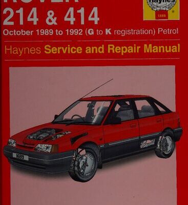خرید و دانلود نسخه کامل کتاب Haynes Rover 214 & 414 Service and Repair Manual