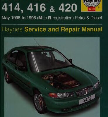 خرید و دانلود نسخه کامل کتاب Haynes Rover 414, 416 and 420 1995 to 1998 Service and Repair Manual