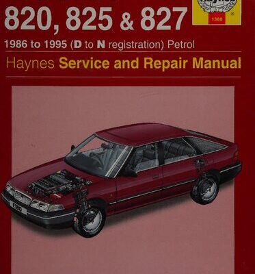 خرید و دانلود نسخه کامل کتاب Haynes Rover 820, 825 & 827 Service and Repair Manual