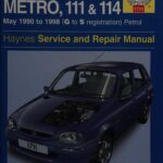 خرید و دانلود نسخه کامل کتاب Haynes Rover Metro 111 & 114 Aervice and Repair Manual 1990 to 1998