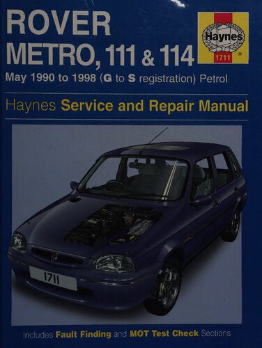 خرید و دانلود نسخه کامل کتاب Haynes Rover Metro 111 & 114 Aervice and Repair Manual 1990 to 1998_68fc42ccec516.jpeg خرید و دانلود نسخه کامل کتاب Haynes Rover Metro 111 & 114 Aervice and Repair Manual 1990 to 1998