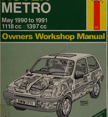 خرید و دانلود نسخه کامل کتاب Haynes Rover Metro 1990 to 1991 Owners Workshop Manual