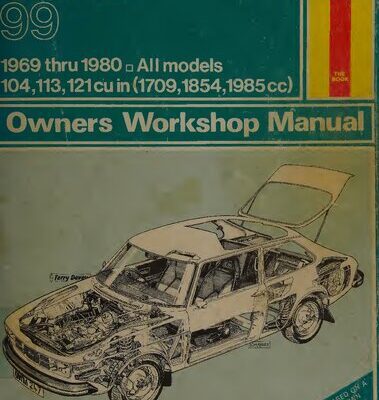 خرید و دانلود نسخه کامل کتاب Haynes Saab 99 1969-79 All Models Owners Workshop Manual