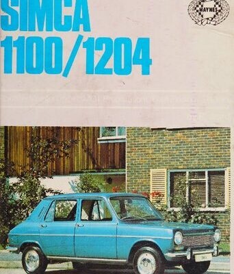 خرید و دانلود نسخه کامل کتاب Haynes Simca 1100-1204 Owners Handbook Maintenance Manual