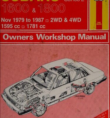 خرید و دانلود نسخه کامل کتاب Haynes Subaru 1600 & 1800 Owners Workshop Manual