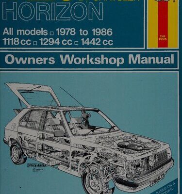 خرید و دانلود نسخه کامل کتاب Haynes Talbot/Chrysler Horizon 1978 to 1986 Owners Workshop Manual