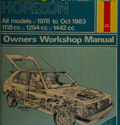 خرید و دانلود نسخه کامل کتاب Haynes Talbot/Chrysler Horizon Owners Workshop Manual