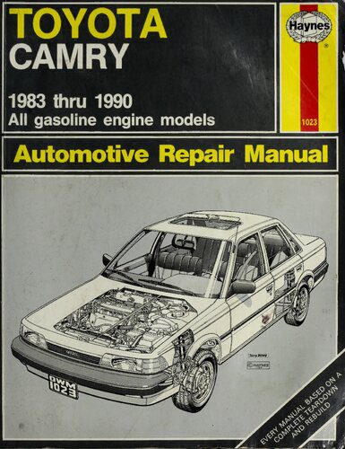 خرید و دانلود نسخه کامل کتاب Haynes Toyota Camry 1983 thru 1990 Automotive Repair Manual_68fbc66c99c82.jpeg خرید و دانلود نسخه کامل کتاب Haynes Toyota Camry 1983 thru 1990 Automotive Repair Manual