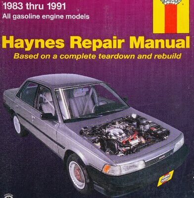 خرید و دانلود نسخه کامل کتاب Haynes Toyota Camry 1983 thru 1991 Automotive Repair Manual