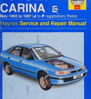 خرید و دانلود نسخه کامل کتاب Haynes Toyota Carina E Service and Repair Manual