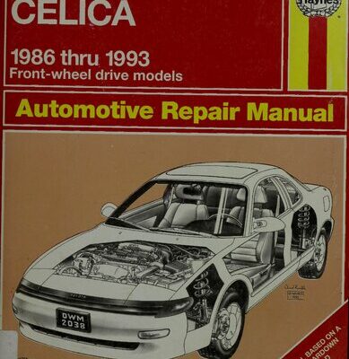 خرید و دانلود نسخه کامل کتاب Haynes Toyota Celica FWD Automotive Repair Manual 2nd Edition