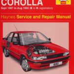 خرید و دانلود نسخه کامل کتاب Haynes Toyota Corolla 1987-92 Service and Repair Manual