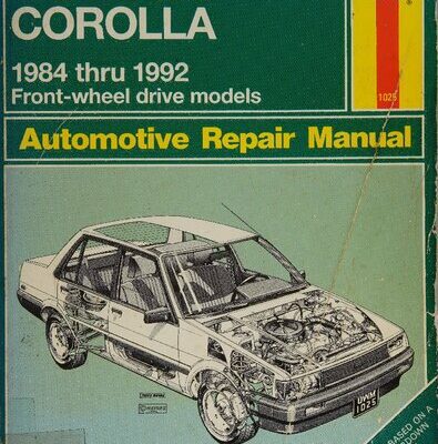 خرید و دانلود نسخه کامل کتاب Haynes Toyota Corolla Automotive Repair Manual