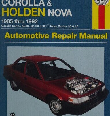 خرید و دانلود نسخه کامل کتاب Haynes Toyota Corolla & Holden Nova Automotive Repair Manual
