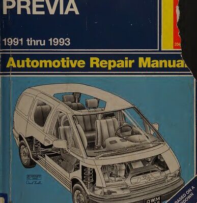 خرید و دانلود نسخه کامل کتاب Haynes Toyota Previa Automotive Repair Manual