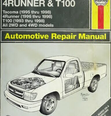 خرید و دانلود نسخه کامل کتاب Haynes Toyota Tacoma, 4Runner & T100 Automotive Repair Manual