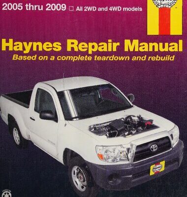 خرید و دانلود نسخه کامل کتاب Haynes Toyota Tacoma Automotive Repair Manual