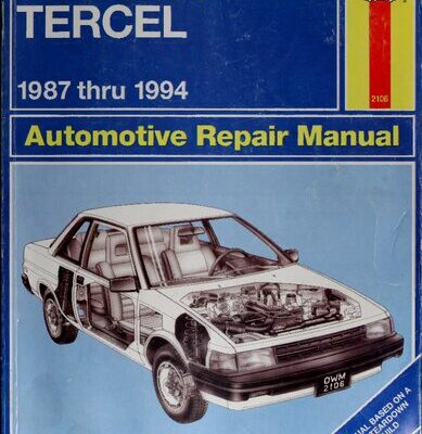 خرید و دانلود نسخه کامل کتاب Haynes Toyota Tercel 1987 thru 1994 Automotive Repair Manual