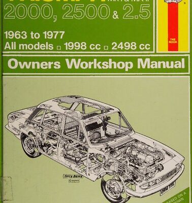 خرید و دانلود نسخه کامل کتاب Haynes Triumph 2000, 2500 and 2.5 Owners Workshop Manual