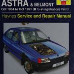خرید و دانلود نسخه کامل کتاب Haynes Vauxhall Astra and Belmont 1984 to 1991 Service and Repair Manual