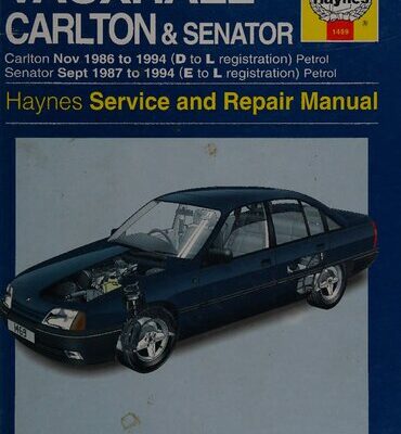 خرید و دانلود نسخه کامل کتاب Haynes Vauxhall Carlton & Senator Service and Repair Manual