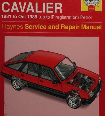 خرید و دانلود نسخه کامل کتاب Haynes Vauxhall Cavalier 1981-88 Service and Repair Manual