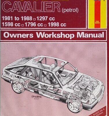 خرید و دانلود نسخه کامل کتاب Haynes Vauxhall Cavalier 1981 to 1988 Owners Workshop Manual