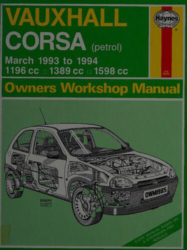 خرید و دانلود نسخه کامل کتاب Haynes Vauxhall Corsa 1993 to 1994 Owners Workshop Manual_68fb3e2407266.jpeg خرید و دانلود نسخه کامل کتاب Haynes Vauxhall Corsa 1993 to 1994 Owners Workshop Manual