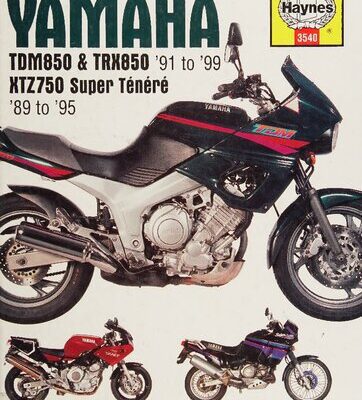 خرید و دانلود نسخه کامل کتاب Haynes Yamaha TDM850, TRX850 & XTZ750 Service and Repair Manual