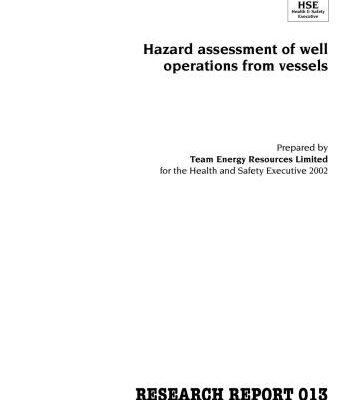 خرید و دانلود نسخه کامل کتاب Health and Safety Executive. Hazard assessment of well operations from vessels