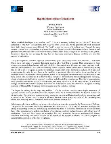 خرید و دانلود نسخه کامل کتاب Health Monitoring of Munitions_68f139116df22.jpeg خرید و دانلود نسخه کامل کتاب Health Monitoring of Munitions