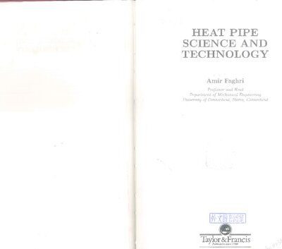 خرید و دانلود نسخه کامل کتاب Heat Pipe Science and Technology