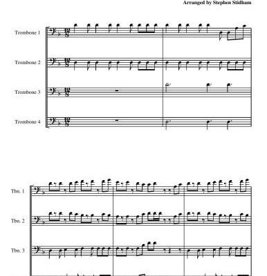 خرید و دانلود نسخه کامل کتاب He’s a Pirate – Trombone Quartet