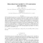 خرید و دانلود نسخه کامل کتاب Hierarchical Bayes models for cDNA microarray gene expression